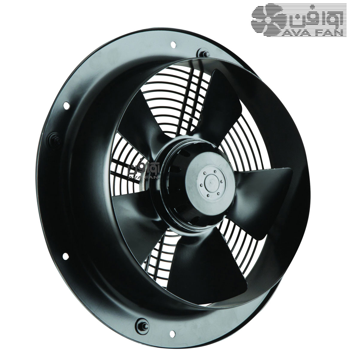 هواکش صنعتی 25 سانت آکسیال طرح آلمان (قاب گرد) دمنده مدل VIF-25V2S
